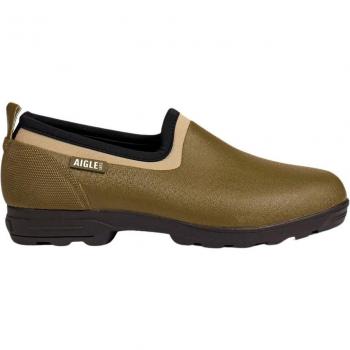 Aigle Lessfor 2 Men's Khaki Clogs
