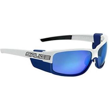 Salice 015 RW White/Blue Men's Sunglasses Standard Size
