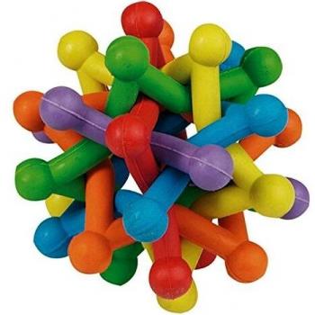 ARQUIVET Pelota Irregular 10 cm para Perros - Multicolor de tamaño Grande - Juguetes para Perritos - para Jugar y ejercitar a tu Perro - Movimiento Irregular