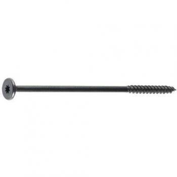 FastenMaster HeadLok 6 in. L Black Spider Flat Head Deck Screws (50 Pack)