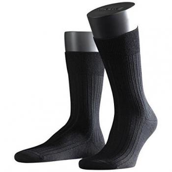 Falke Bristol Pure Men's Black Merino Wool Socks Size 41-42