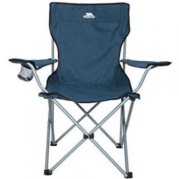 Trespass Settle Silla de Camping, Unisex Adulto, Azul