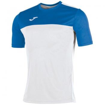Joma Winner Camisetas Equip. M/C, Hombre, Blanco Royal, S