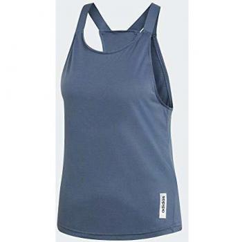 adidas W BB Tank Camiseta De Tirantes, Mujer, tintec/Blanco, XL
