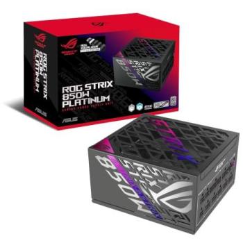 Fuente de alimentación ASUS ROG Strix 850W 80 Plus Platinum modular ATX negra