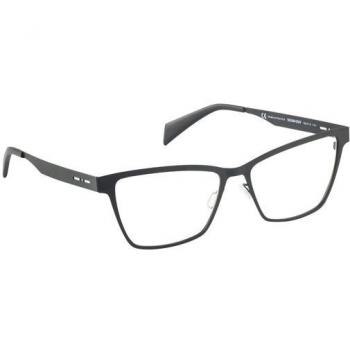Italia Independent II 5028 009.000 Women’s Eyeglasses Black Size 53 - Blue Light Block Available