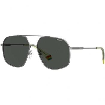 Polaroid Sunglasses PLD 6173/S Gray Unisex Size: 58 MM
