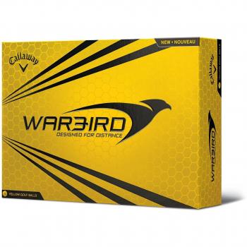 Callaway Warbird - Pack de 12 bolas de golf, color Amarillo