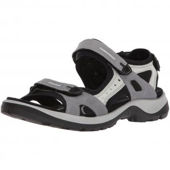 ECCO Women's Offroad Sport Sandal Size 4 Leather Titanium