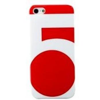 Wazzabee WBSB-5S-RD - Carcasa para Apple iPhone 5, Color Rojo