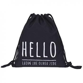 Bolsa Hello from the other side Adele Turn Bolsa Gym Bag bordar Saco Mochila Hipster Festival funda yute Bolsa Saco loomi disfrazados š