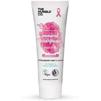 Humble Natural Toothpaste - Pasta de dientes - with fluoride- con flúor - Pink ribbon 3 x 75 ml