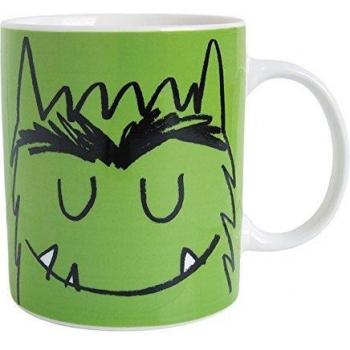 Laroom Taza, Porcelana, Verde, 1 Unidad