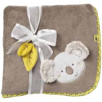 Manta de peluche Koala Fehn 100 x 75 cm - Acogedora y suave, ideal para bebés desde 0 meses