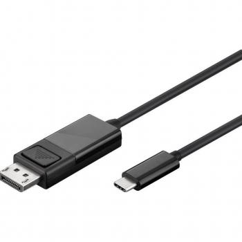 adaptador de cable USB-C a DisplayPort 4K de MicroConnect