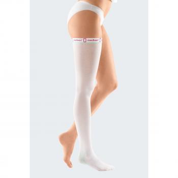 Medias de compresión Mediven Thrombexin H914 Muslo Largo Blanco Talla L-X 1 Par