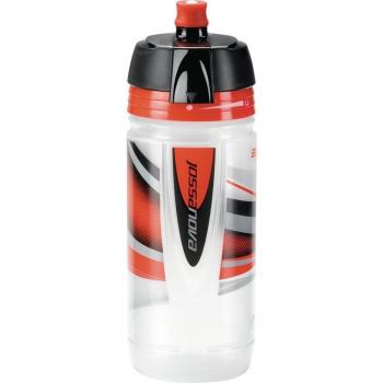 Elite Jossanova - Bidón para bicicleta, color blanco/gris/rojo, talla 550 ml