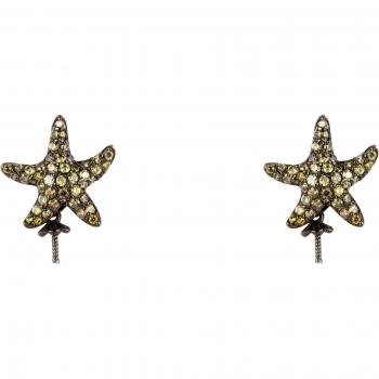 Pendientes Lancaster JLA-Ear-Star-3 para mujer, 1,2 cm