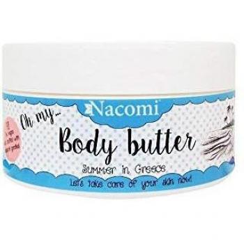 Manteca Corporal Nacomi Summer in Greece 100 ml, manteca corporal nutritiva, hidratante, con fragancia de verano, ideal para piel seca