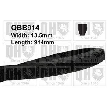 Correa trapezoidal QUINTON HAZELL QBB914 para Mercedes-Benz SL Cabriolet, Clase S Berlina, Volvo 240 Break y Berline, Audi Coupe B3 y 90 B3