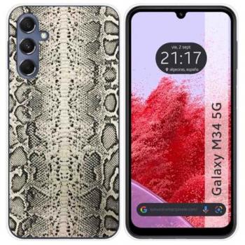 Funda de Silicona Animal 01 para Samsung Galaxy M34 5G con Dibujos