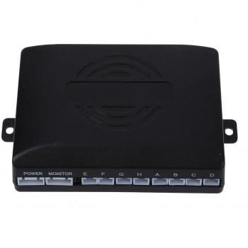 SODIAL(R) Coche LED Pantalla 8 Sensores Kit Retiro Aparcamiento Radar Zumbador Sistema