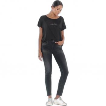 Le Temps des Cerises Women's Black Slim-Fit 3/4 Jeans PULP HIGH ACYA