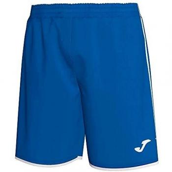 Joma - Pantalón Corto Liga 101324 Royal-Bianco Fashion, 101324_702_XS, Royal-Bianco, X-Small