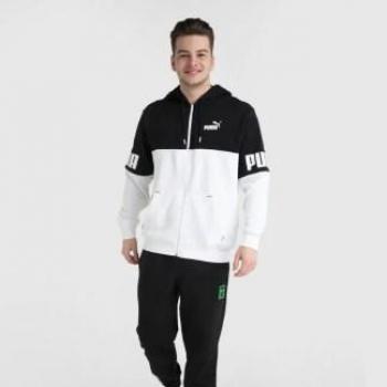 Chándal Puma Clean Sweat Suit para Hombre en color Granate