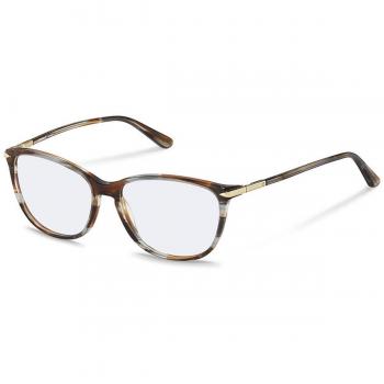Rodenstock R5328 D Women’s Eyeglasses Brown Size 54 - Blue Light Block Available