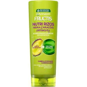 Garnier Fructis Nutri Rizos Acondicionador Fortificante Definidor para Cabello Rizado u Ondulado