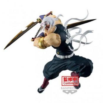 Banpresto Demon Slayer: Kimetsu no Yaiba Vibration Stars Tengen Uzui II Limited Edition Figure, 15cm