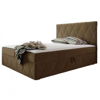 Cama Continental Doble Comfivo 225 Magic Velvet 2299 con Somieres y Tapiz, 160x200 cm, Marrón