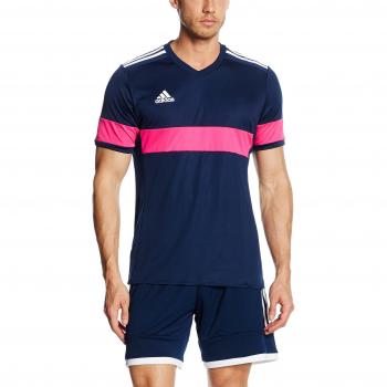 adidas Camiseta Hombre podría 16, Color - Dunkelblau/Pink, tamaño XL - 58