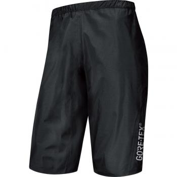 GORE BIKE WEAR Pantalón para Hombre, Corto, GORE-TEX Active, POWER TRAIL Shorts, Talla L, Negro, TGSPOW990005