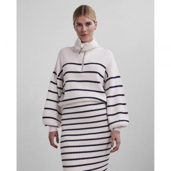 Pullover de mujer Yas manga larga cuello alto liso