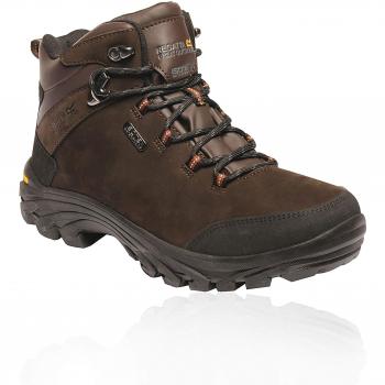 Regatta Men's Burrell Leather Waterproof Walking Boots Peat, Size: UK 10
