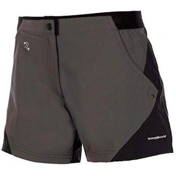 Trangoworld Ores Pant. Corto, Mujer, Sombra Oscura/Negro, XL
