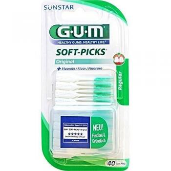 GUM SOFT-PICKS Cepillos interdentales regular 3 x 40 piezas