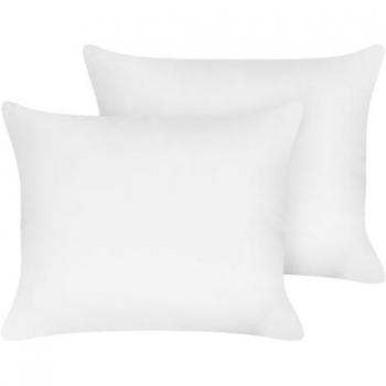 Conjunto de 2 almohadas rectangulares de perfil alto 50 x 60 cm con funda de algodón Japara, cubierta de lyocell y relleno de poliéster