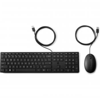 Teclado y Ratón HP 320MK con Cables - Negro