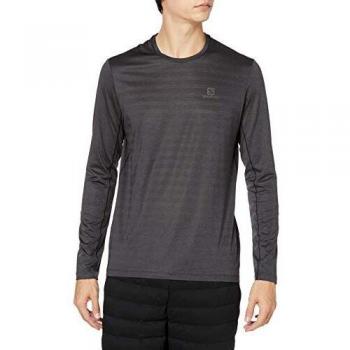 SALOMON XA Hiking Shirt, Black, M Mens