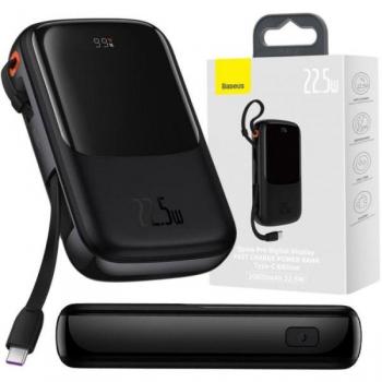 Powerbank Baseus Qpow Pro 10000mAh 22.5W con Cable USB-C y USB-A