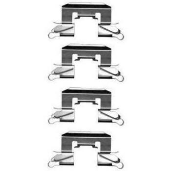 HELLA 8DZ 355 204-691 Kit de accesorios, pastillas de frenos K0364