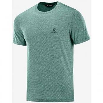 SALOMON Explore Pique SS tee Camiseta De Manga Corta, Hombre, Balsam Green, S