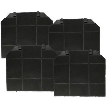 FILTRO DE CARBÓN ACTIVADO VHBW - 4 UNIDADES, COMPATIBLE CON AEG 942492745, 942492746, 942492738, 942492744, 942492737 PARA CAMP