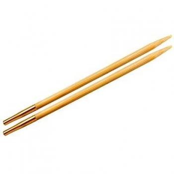 Knit Pro 22401 – Agujas de Bambú, Natural, 12 x 0,35 x 0,35 cm
