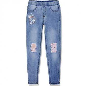 Desigual Girl Knit Long Trouser Perez Jeans, Azul