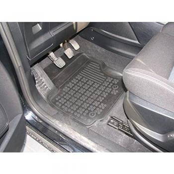 Rezaw - Plast 203003 Negro Alfombras de goma, Premium alfombrillas de goma , borde 3 centímetros