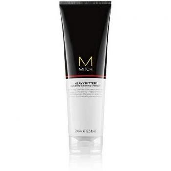 Paul Mitchell Heavy Hitter Shampoo 250ml - Daily deep cleansing shampoo, designed for men, removes buildup and impurities, suitable for all hair types, invigorating formula, contains natural ingredients